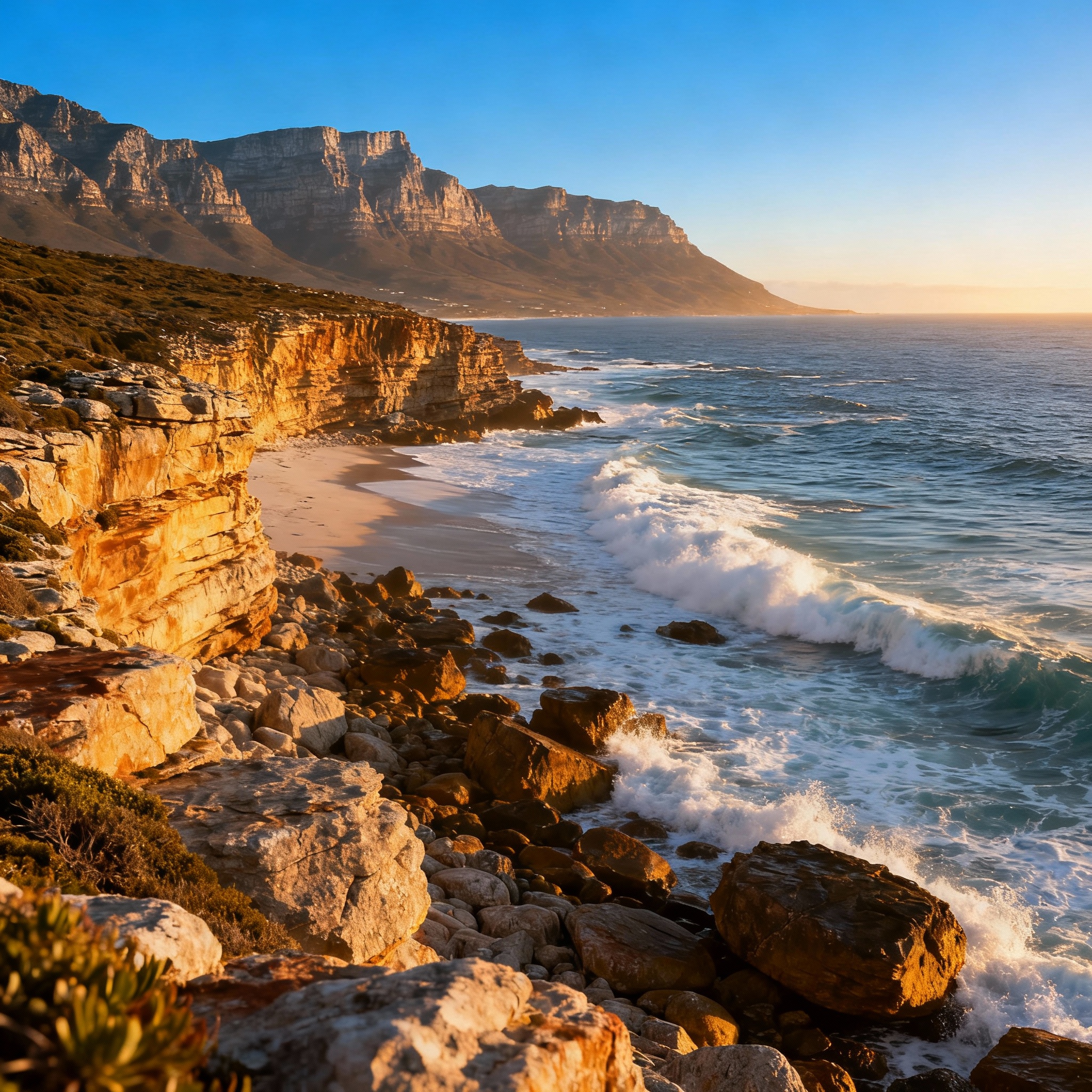 Cape of Good Hope Nature Reserve scenic coastline