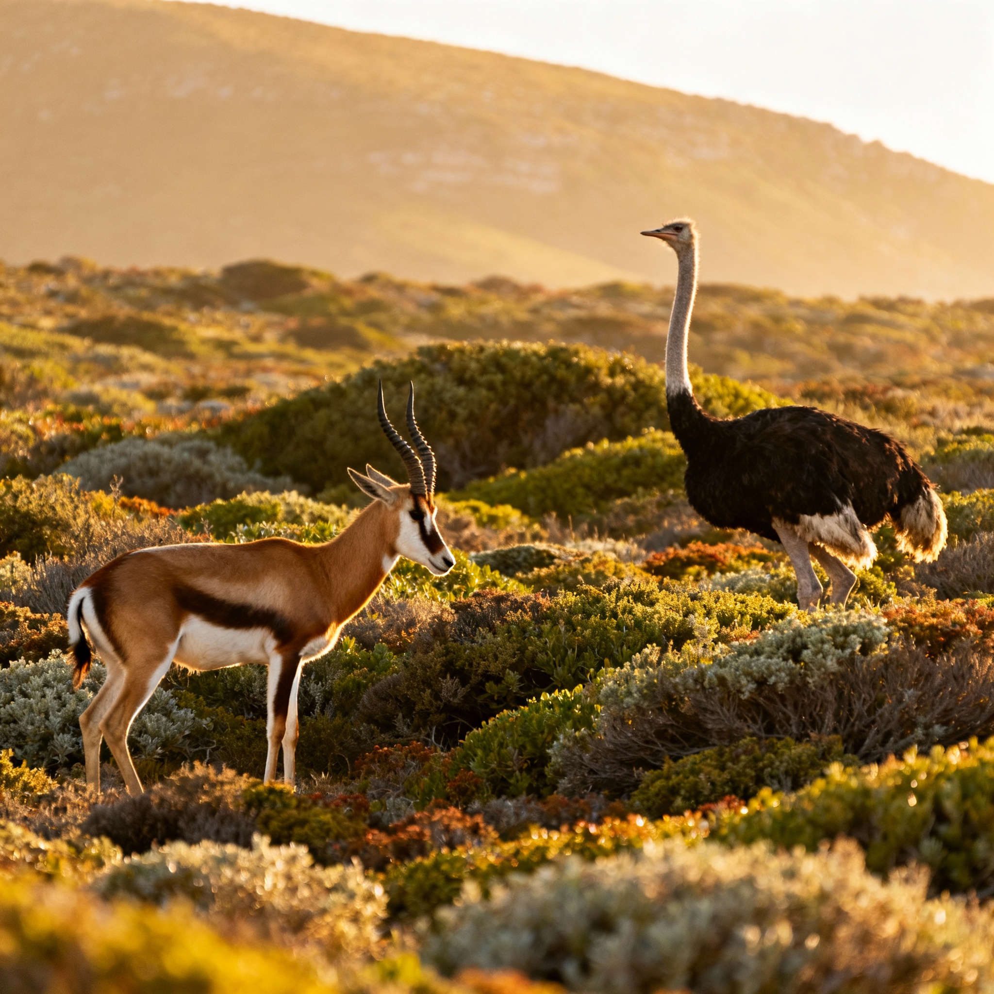 Wildlife and flora at Cape of Good Hope Nature Reserve